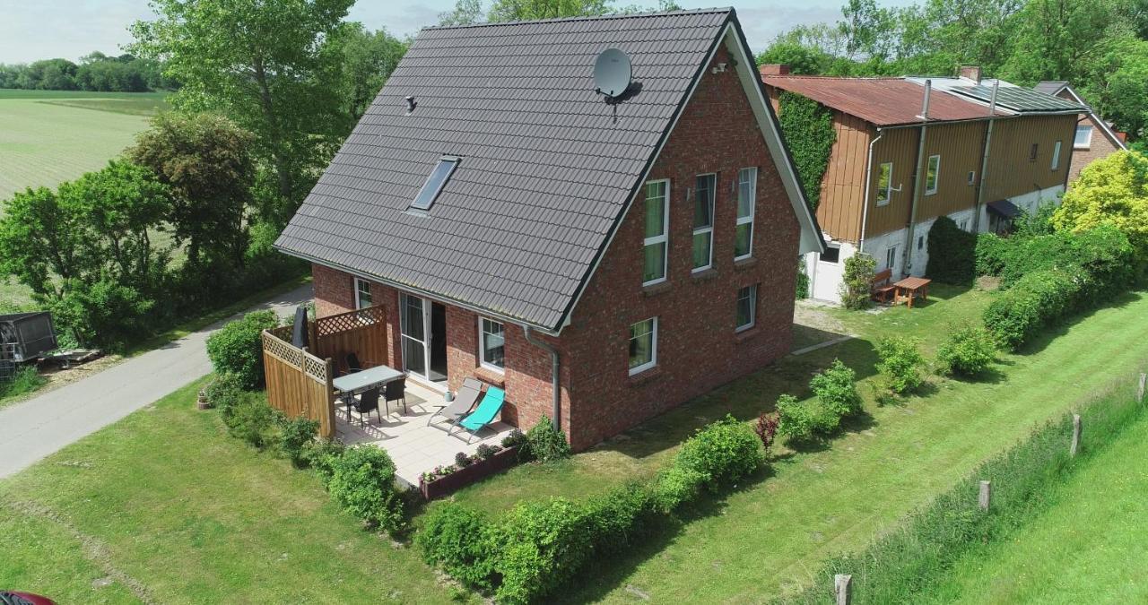Ferienhaus-Hemmerdeich Oldenswort Bagian luar foto